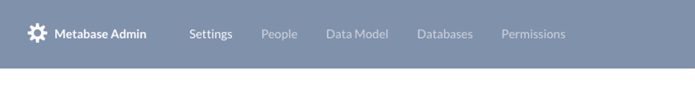 Metabase Data Model